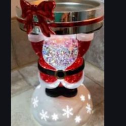 Super Cute Light Up Santa Candle Holder 