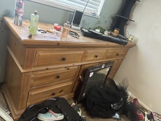 Real wood dresser
