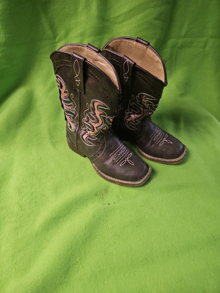 Roper Kids Cowboy Boots Size 10
