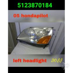2003,2004, 2005 Honda Pilot left headlight