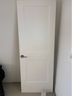 *New* White 2 panel interior door