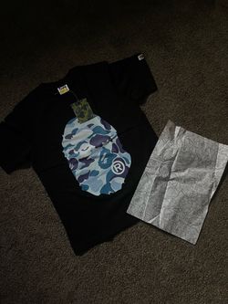 BAPE Ape Head Camo Graphic T-Shirt Black
