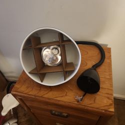 Two Hanging Food Heat Lamps