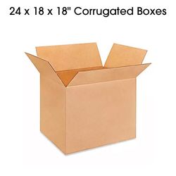 New Heavy Duty 24“ X 18“ X 18“ Corrugated Boxes