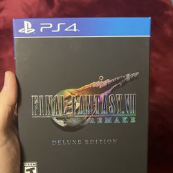 Final Fantasy 7 remake Deluxe Edition 
