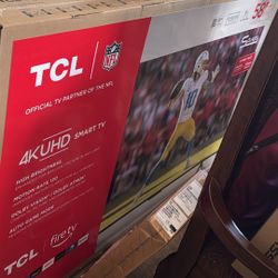 58inch TCL Smart Tv! BRAND NEW (BOX UNOPENED)
