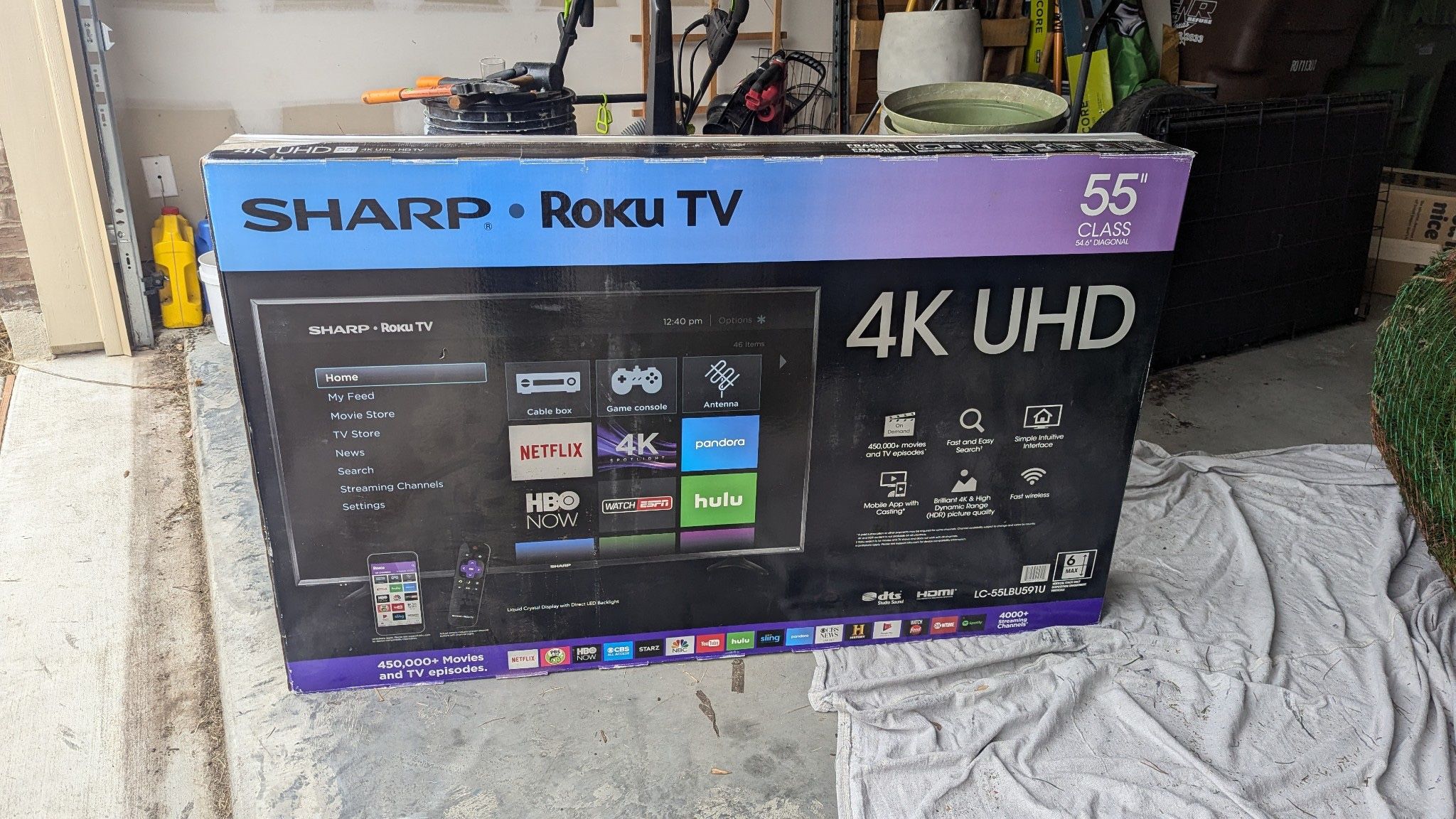 Sharp Roku 4K UHD TV 55 Inch