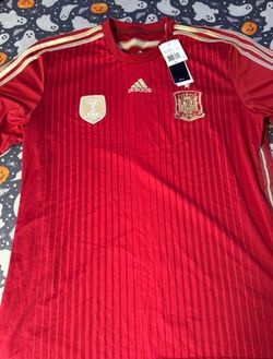 Adidas Spain 2014 home Jersey size XL