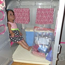 Our Generation 18 " doll  Camper trailer 