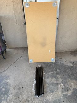 Ikea table top with removable legs