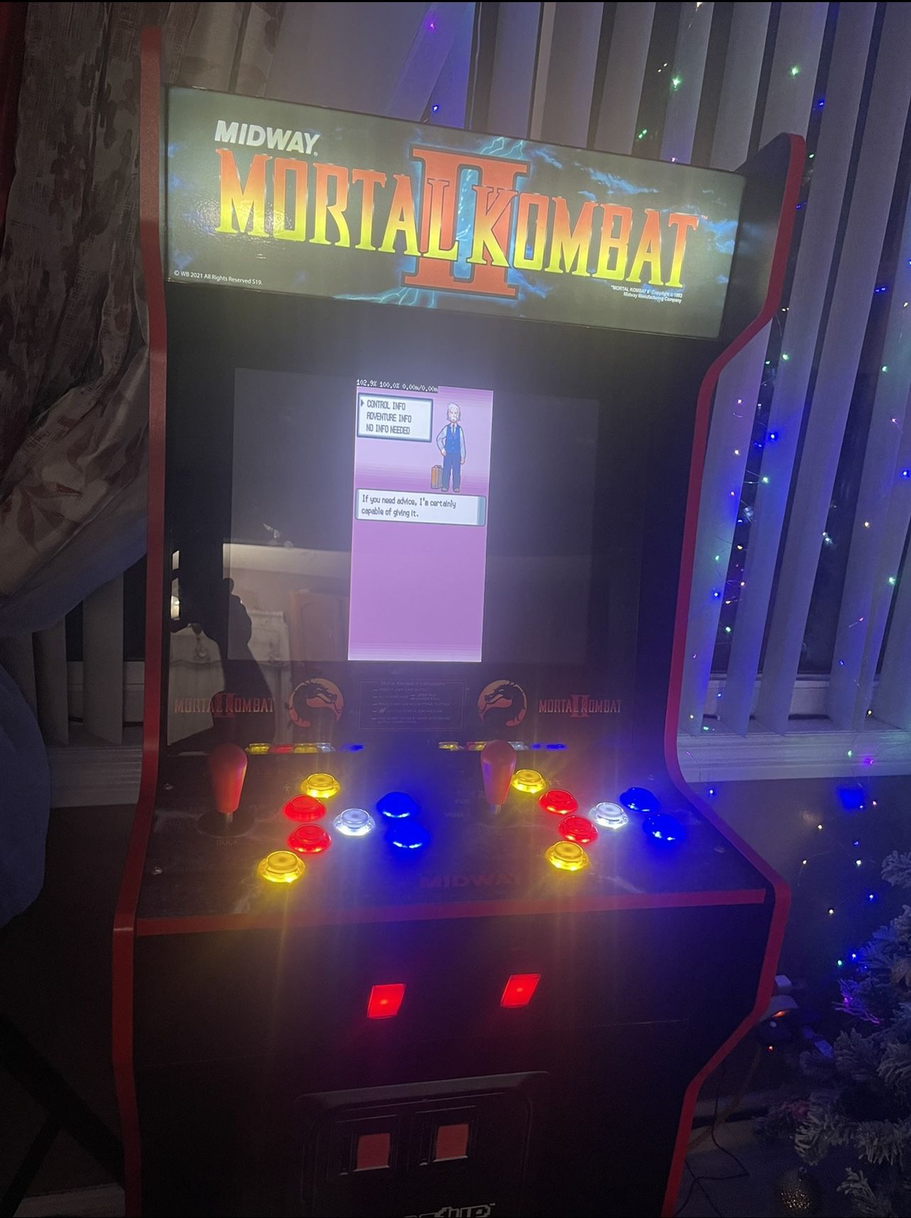 Modded Mortal Kombat Arcade w/Riser and 4,000 games