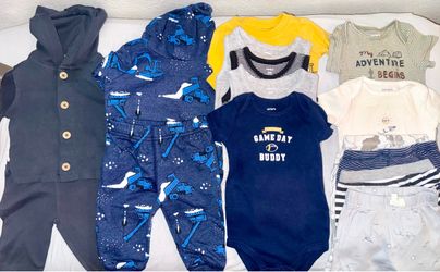 Carter's Baby Boy Clothing Bundle - 6 Months