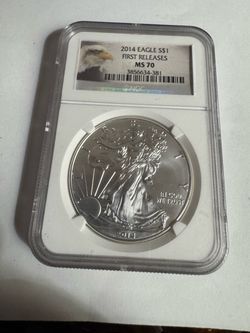 2014 American Silver Eagle NGC MS70 First Releases