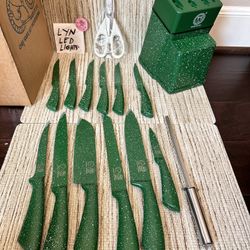 Kitchen Knife Set 15pcs With Block