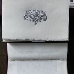 Papyrus Embossed Silver Crest Embossed Letterpress Blank Cards 75