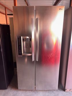 LG Stainless Steel Refrigerator And Freezer