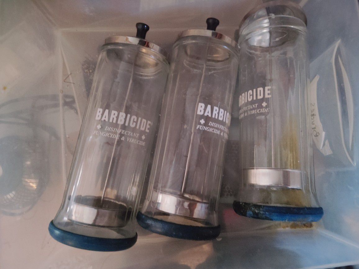 Barbicide Jars