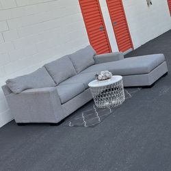 FREE DELIVERY Ashley Furniture Sectional Couch w/ DEEP Cushions & Reversible Chaise