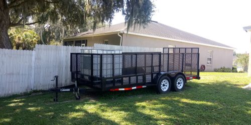 Heavy Duty Trailer 16x7x3 1/2