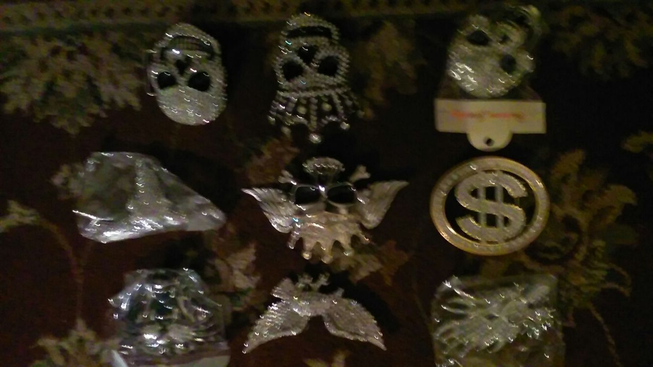 Diamond Skull head belt buckle