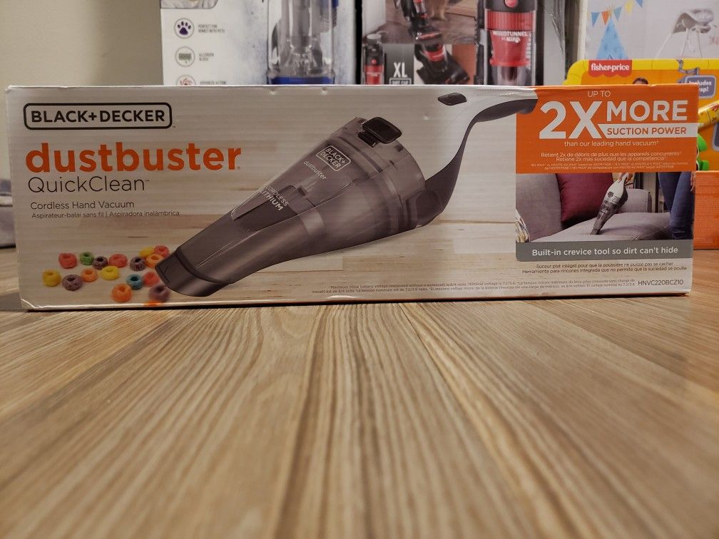 BLACK + DECKER dustbuster Quick Clean Cordless Hand Vacuum, HNVC115JB06.  for Sale in San Antonio, TX - OfferUp