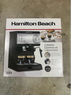 Brand new Hamilton Beach expresso machine