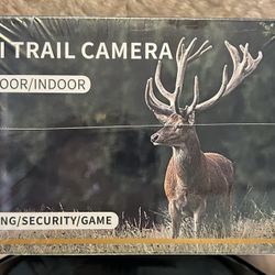 MRSCRET WiFi Trail Camera, 4k 60MP Game Camera with Night Vision Ip66 Waterproof