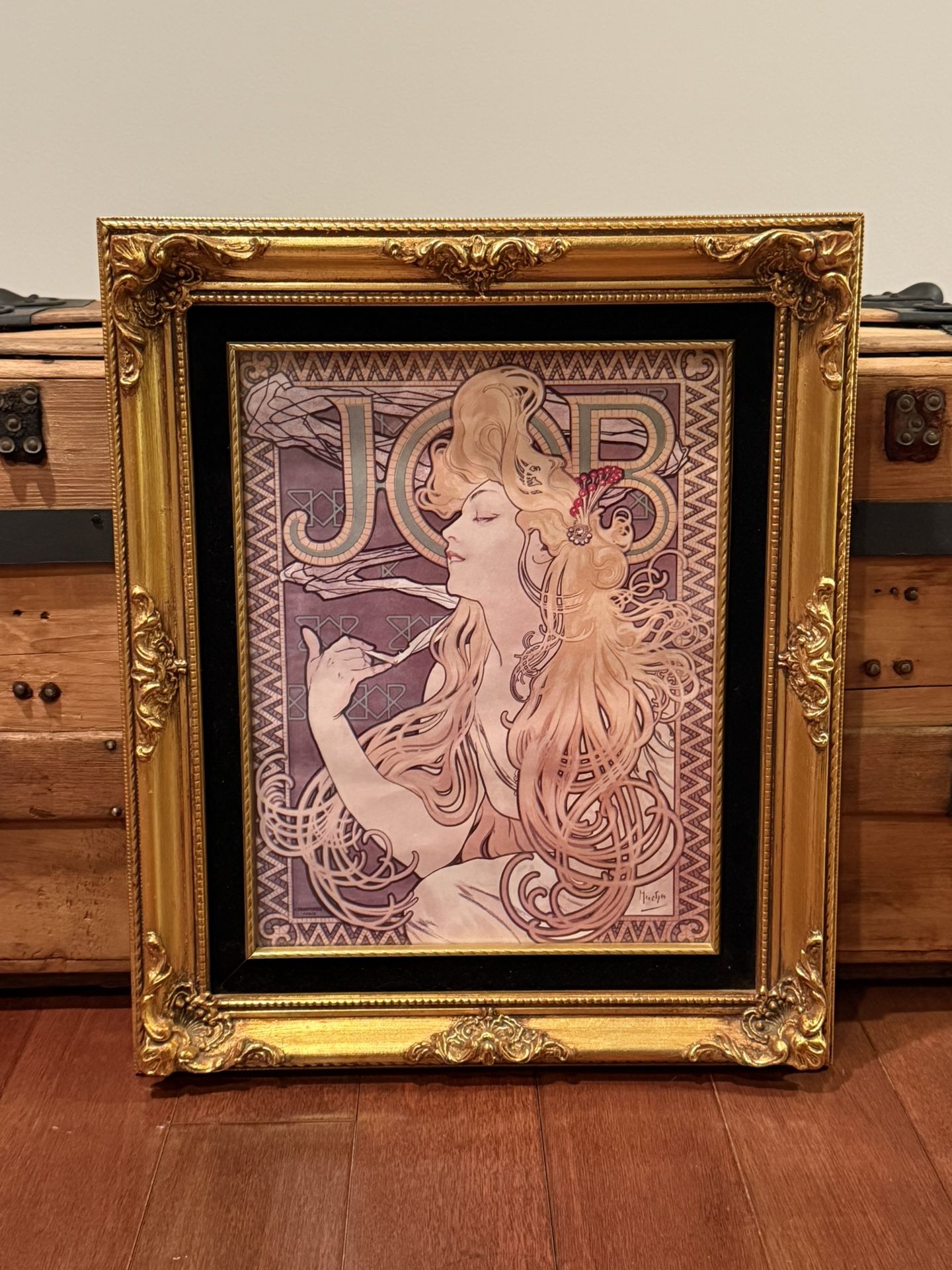 Job (1896) by Alphonse Mucha Art Nouveau