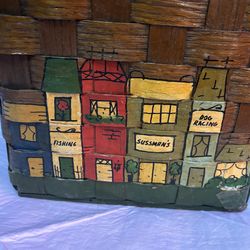 1969 Nordstrom penny basket purse signed