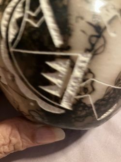 Authentic native American Navajo horse hair potterpottery