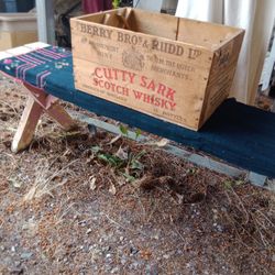 Cutty Sark Wooden Crate