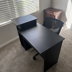 Study Table With Night Stand
