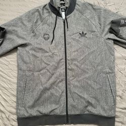 Adidas Skateboarding × Spitfire Dennis Busenitz Zip Jacket - Carbon