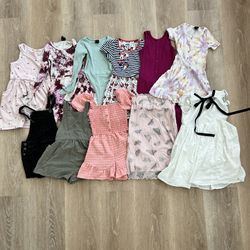 Girls size 6 / 6x dresses rompers