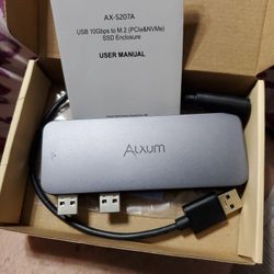 Alxum M.2 To Ssd Aluminum External Enclosure 