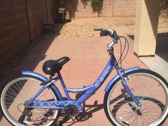 Bayside Cruiser Bike purple