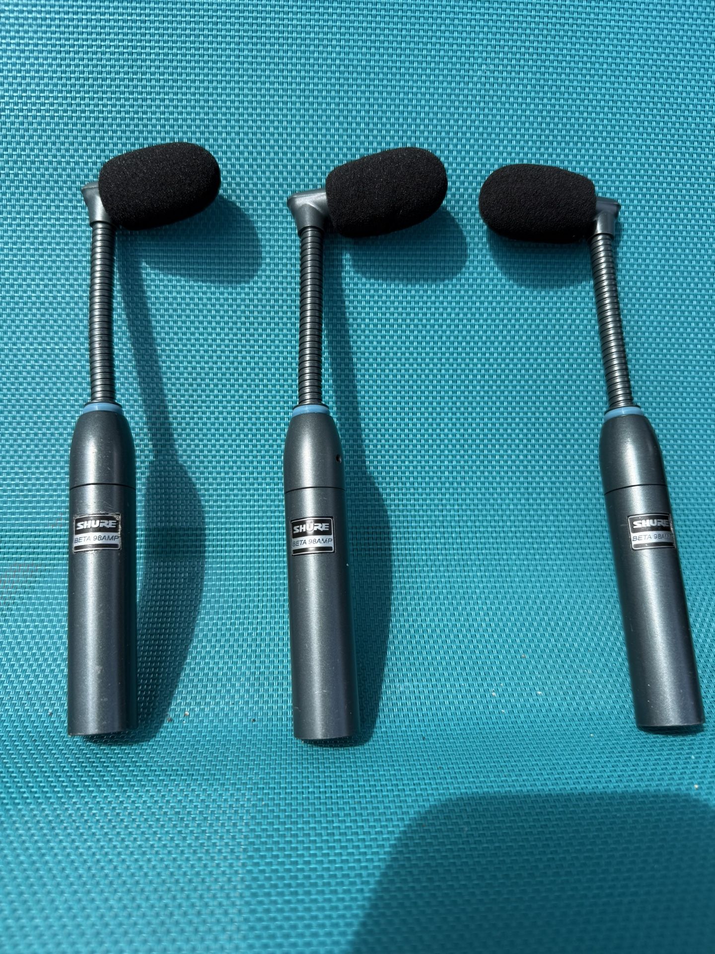 Shure Beta 97 Amp, Drum Mics( lot Of 3)