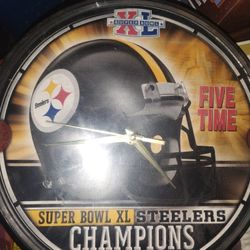 Steelers Clock 
