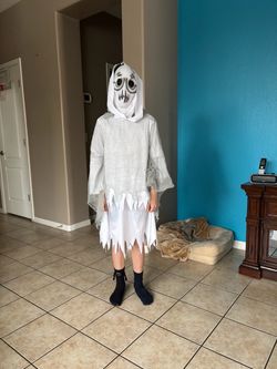 Kids Ghost Halloween Costume with Mask