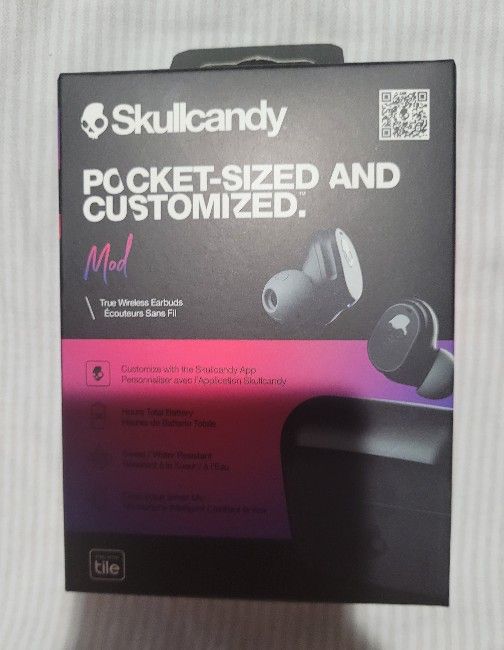 Skullcandy Mod True Wireless Bluetooth Headphones - Black New