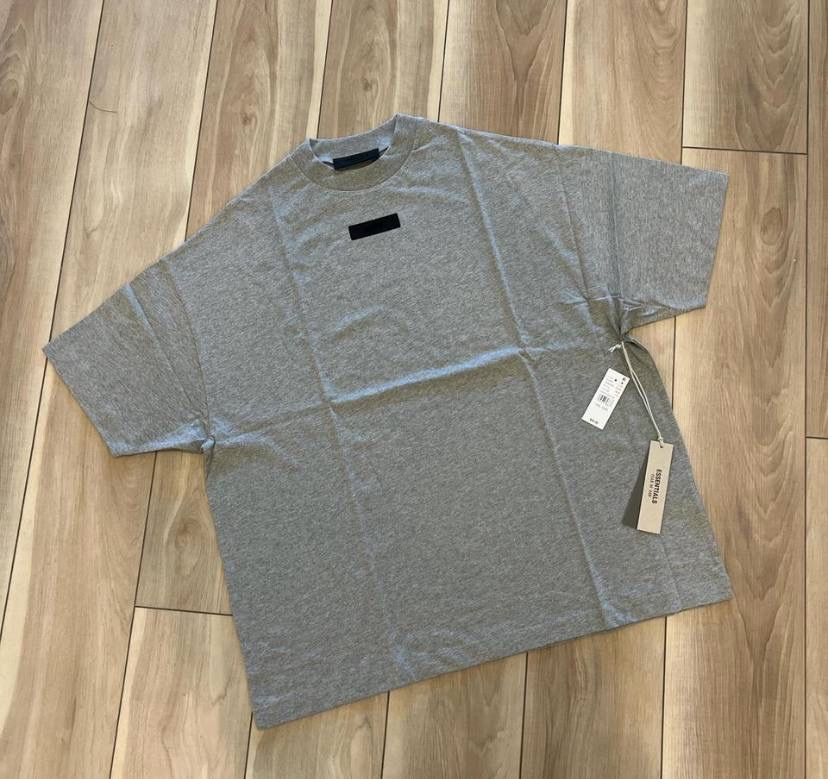 Fear Of God Essentials Dark Heather Grey Tee Small Size Brand New With Tags