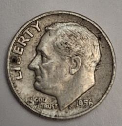 1956 D Roosevelt Dime