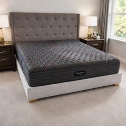 King Size Beautyrest Black C-Class Mattress, 12” Extra Firm Profile for Enhanced Support and Durability, Factory-Sealed in Plastic, Same-Day Delivery