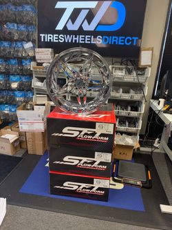 Set of 4 Wheels Shift Injector Wheel 20x8.5 (35, 5x114.3, 74.1) Chrome Rim 5x4.5