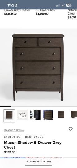 Crate And Barrel Mason Dresser