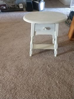 Cute Distressed End Table