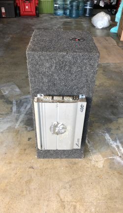 Bass box with amp attached... works great,
