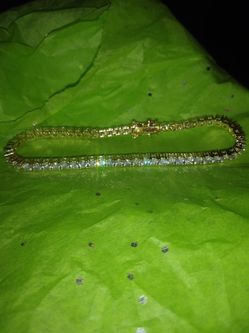 I have a Beautiful lab created diamond Tennis bracelet