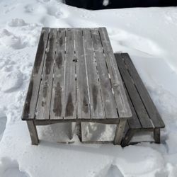 Wood Outdoor Table