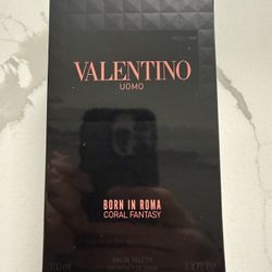 VALENTINO UOMO BORN IN ROMA CORAL FANTASY 100 ml EAU DE TOILETTE VAPORISATEUR SPRAY 3.4 FL OZ